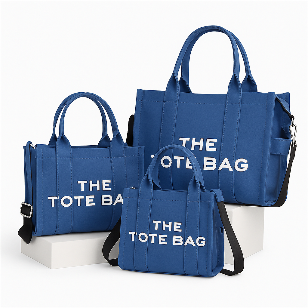 Sac Fourre-Tout Toile Résistante Multi-Portage Femme
