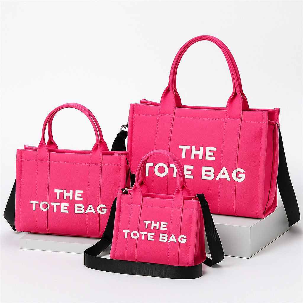 Sac Fourre-Tout Toile Résistante Multi-Portage Femme