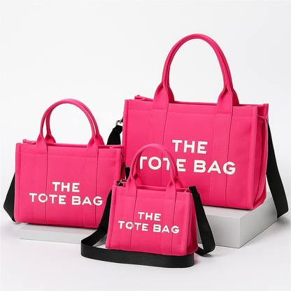 Sac Fourre-Tout Toile Résistante Multi-Portage Femme