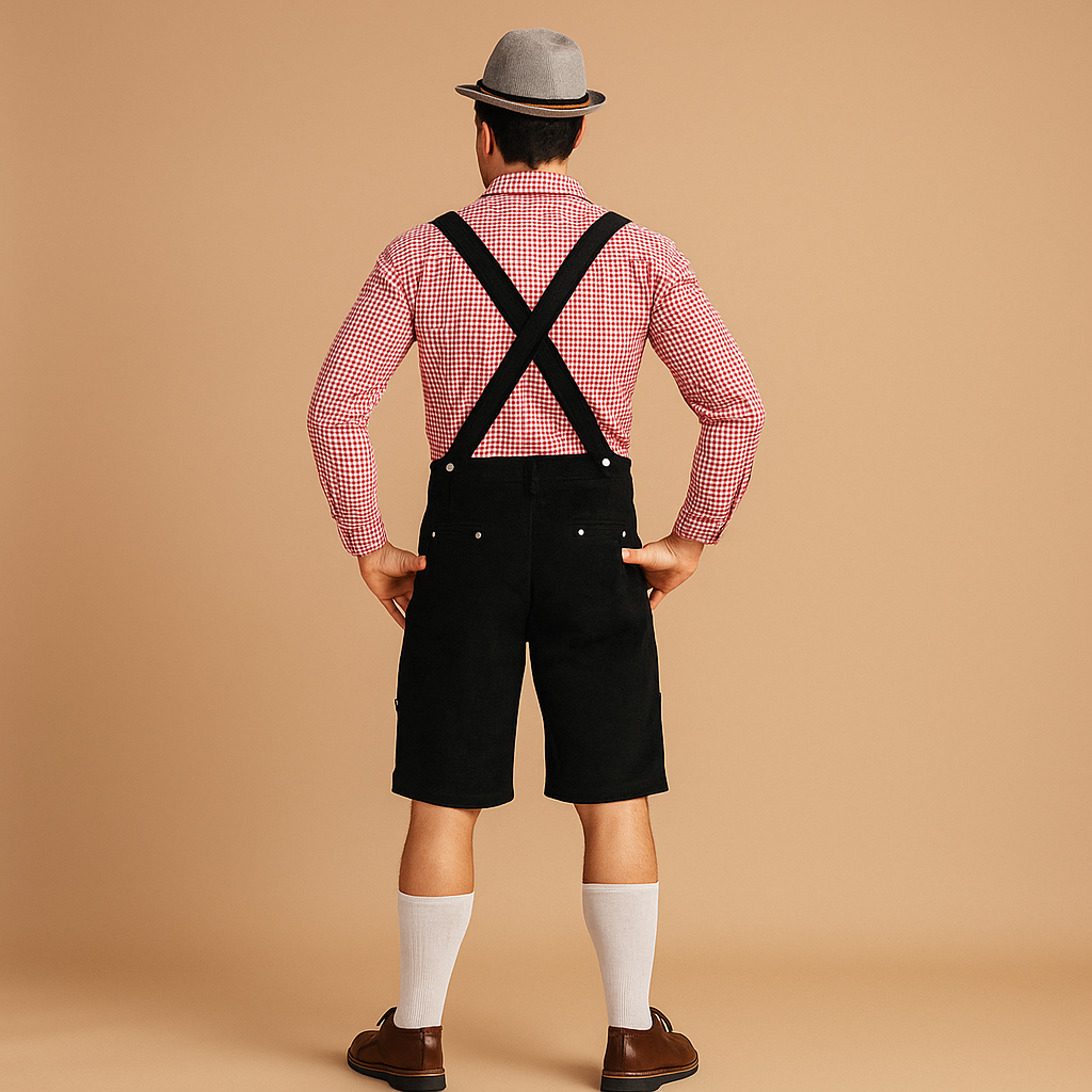 Pantalon Traditionnel Homme avec Bretelles