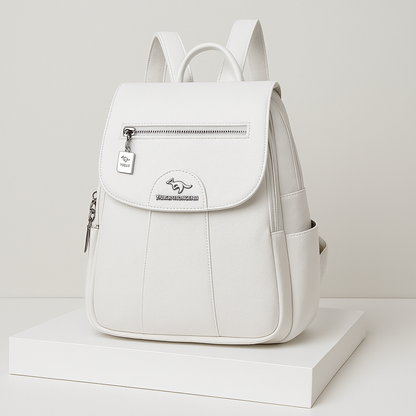 Sac à dos femme cuir vintage spacieux élégant