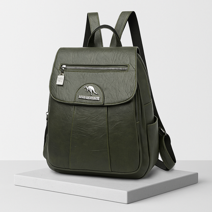 Sac à dos femme cuir vintage spacieux élégant