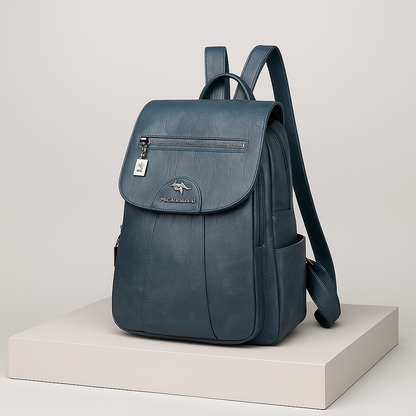 Sac à dos femme cuir vintage spacieux élégant