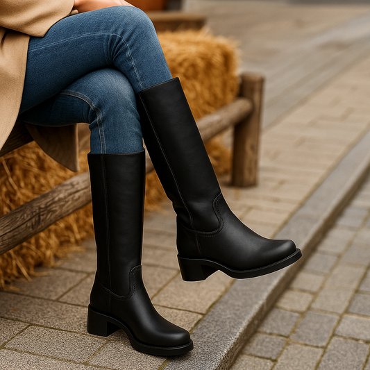 Bottes en Cuir Longues Femme - Élégance et Confort
