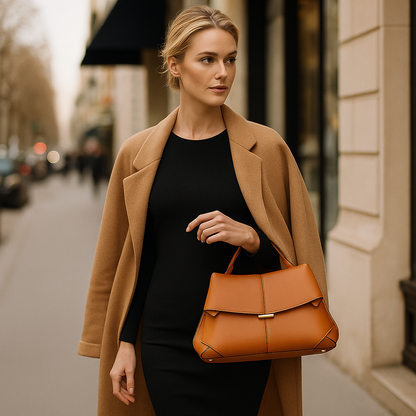 Sac à main cuir femme Corinne compact élégant