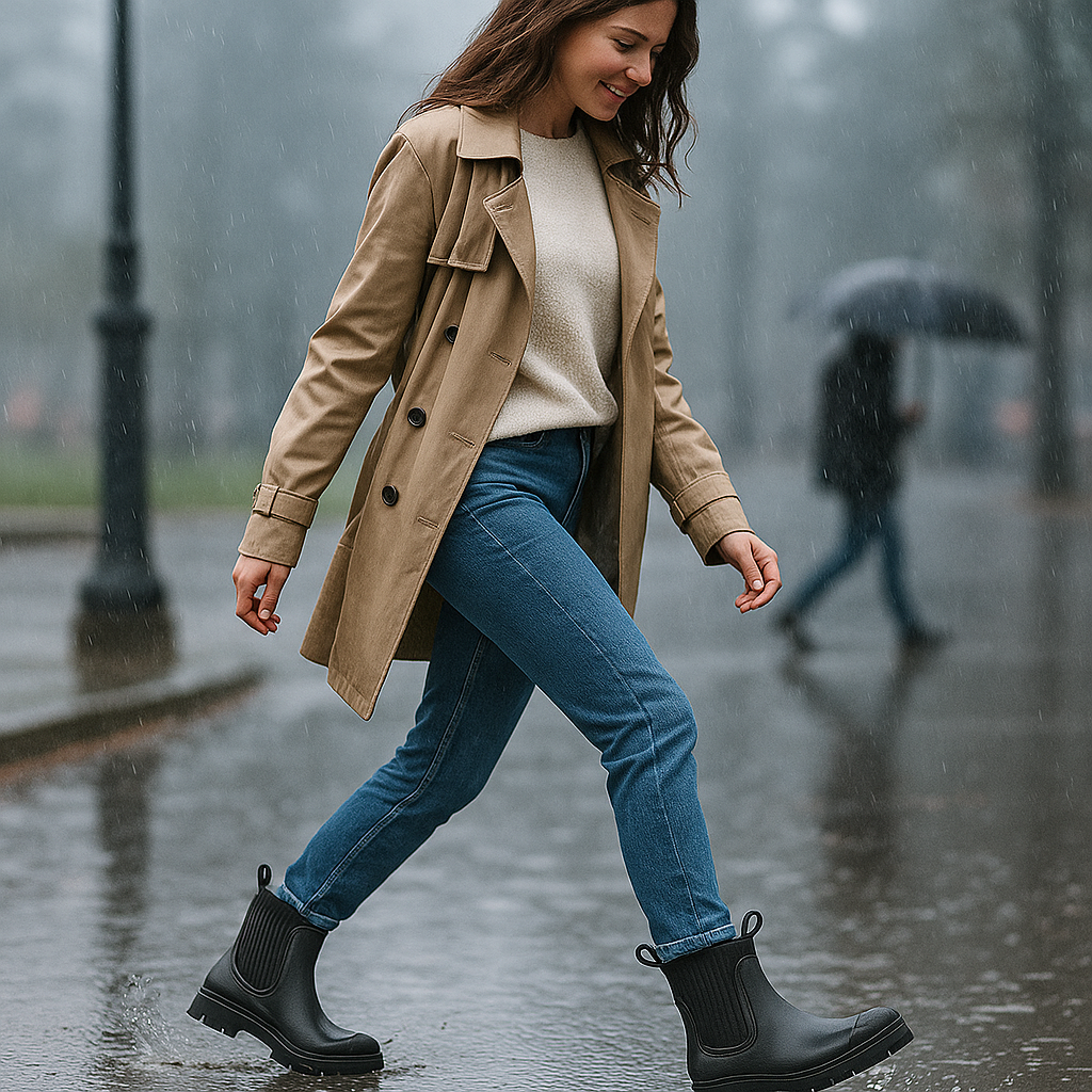Bottes en Caoutchouc Femme – Style Pluie