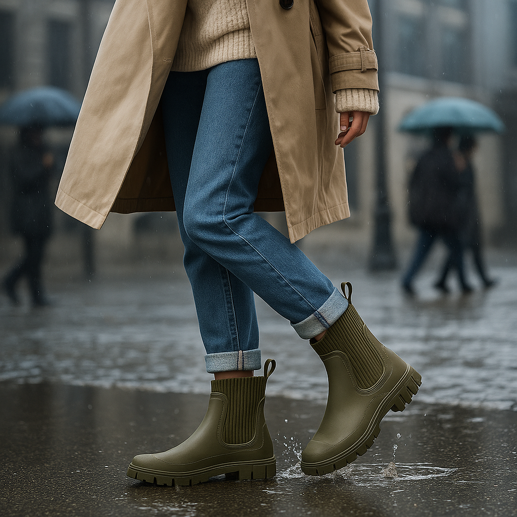 Bottes en Caoutchouc Femme – Style Pluie