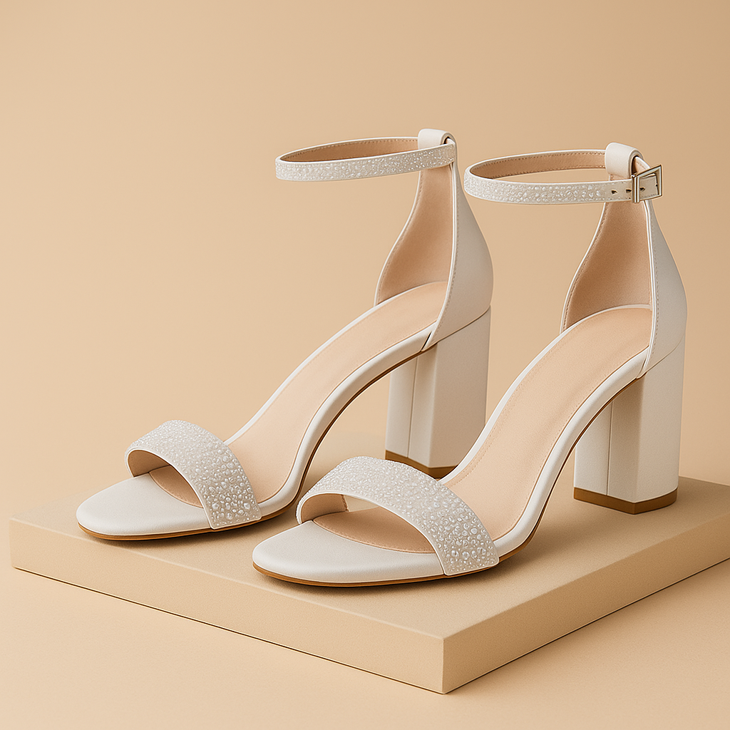 Paola - Sandales de Mariage Élégantes