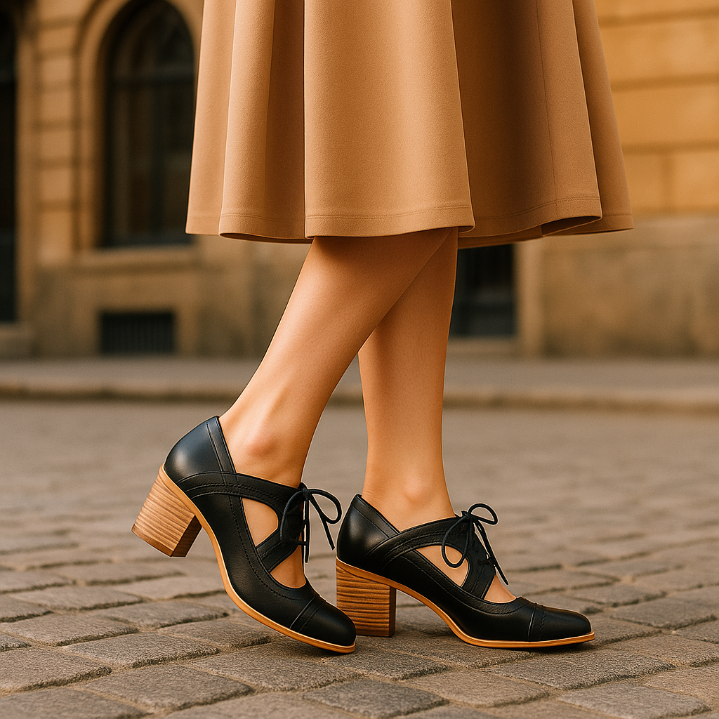 Chaussures Orthopédiques Vintage Femme – Élégance & Confort