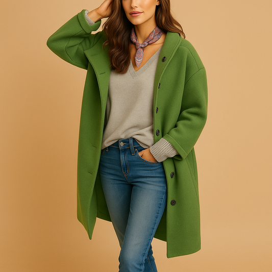 Averie - Manteau Élégant Femme en Laine