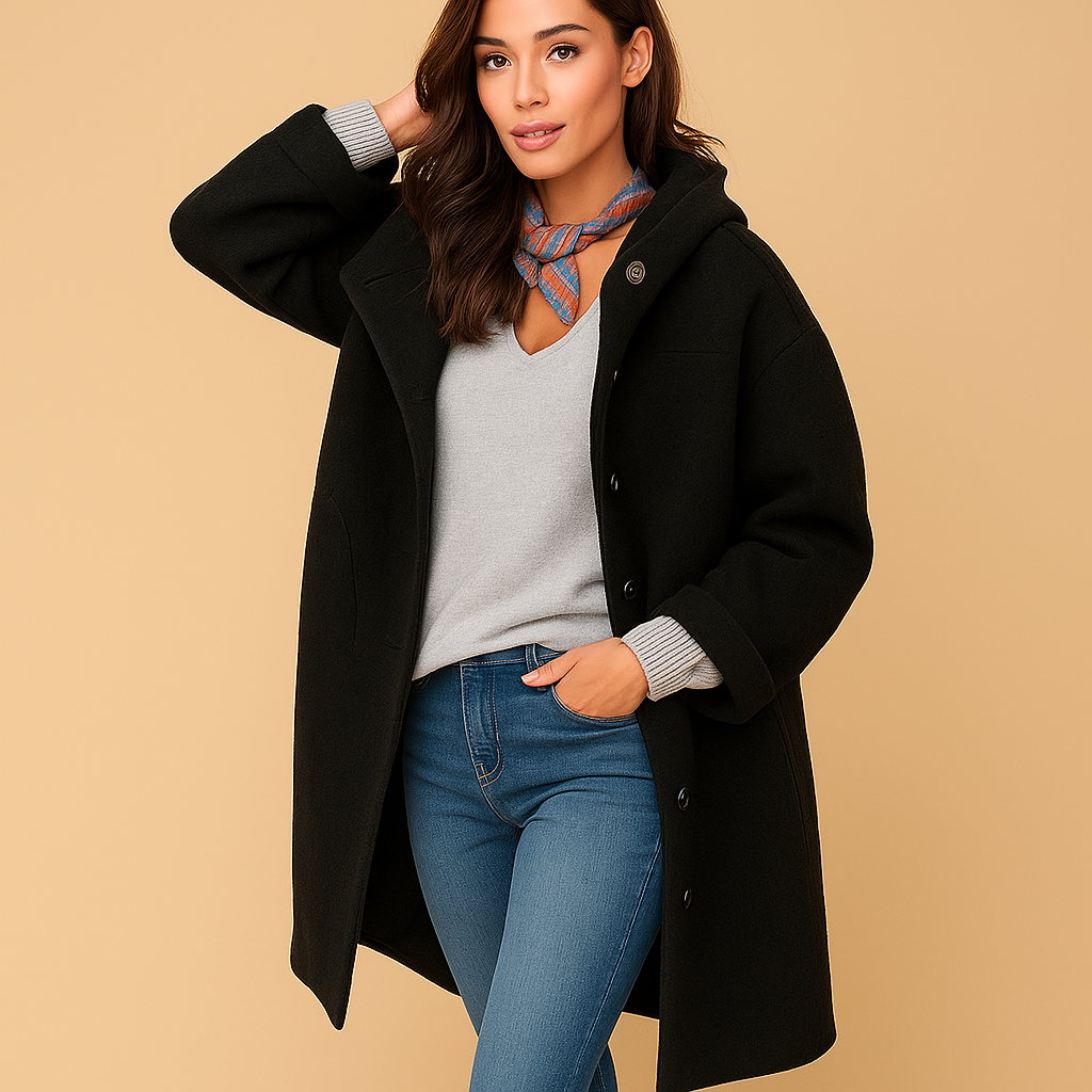 Averie - Manteau Élégant Femme en Laine