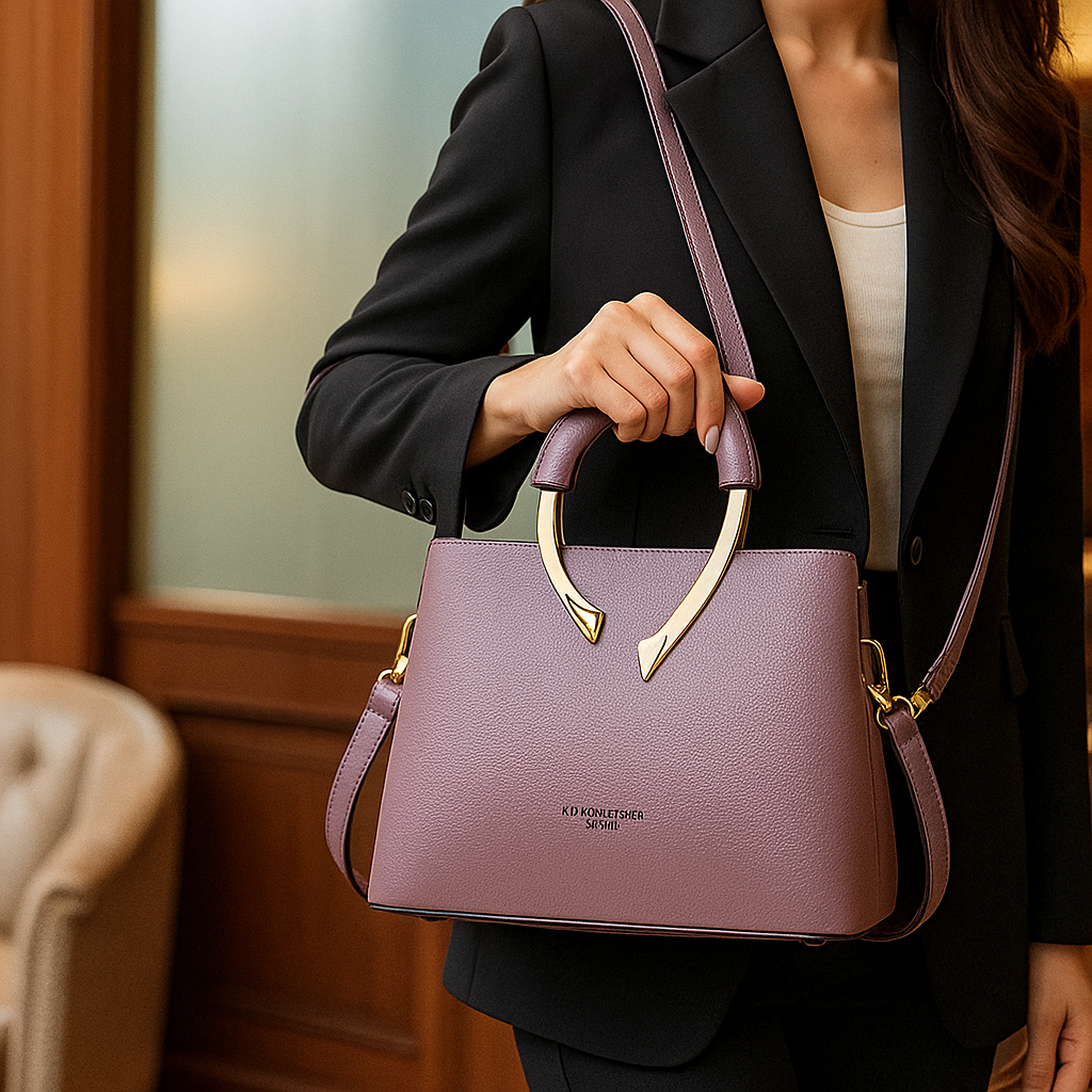 Elvira - Sac à main femme cuir luxe élégant