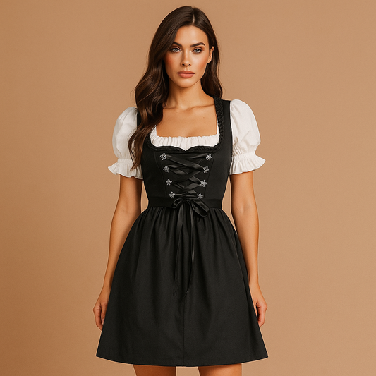 Robe dirndl femme élégante traditionnelle