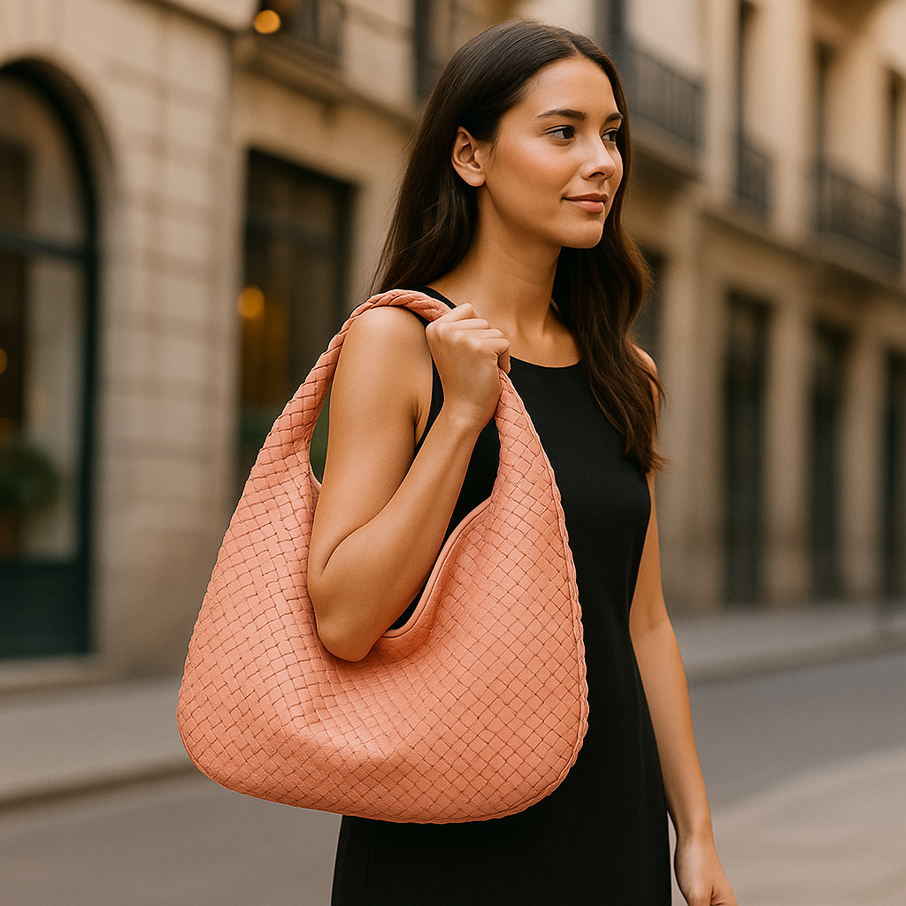 Margo – Sac à main tissé élégant