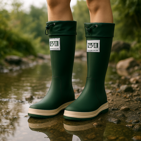 Bottes de pluie imperméables en caoutchouc