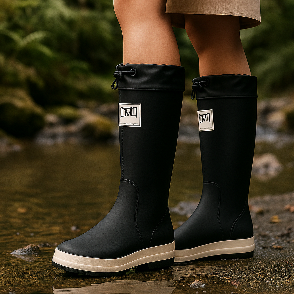 Bottes de pluie imperméables en caoutchouc
