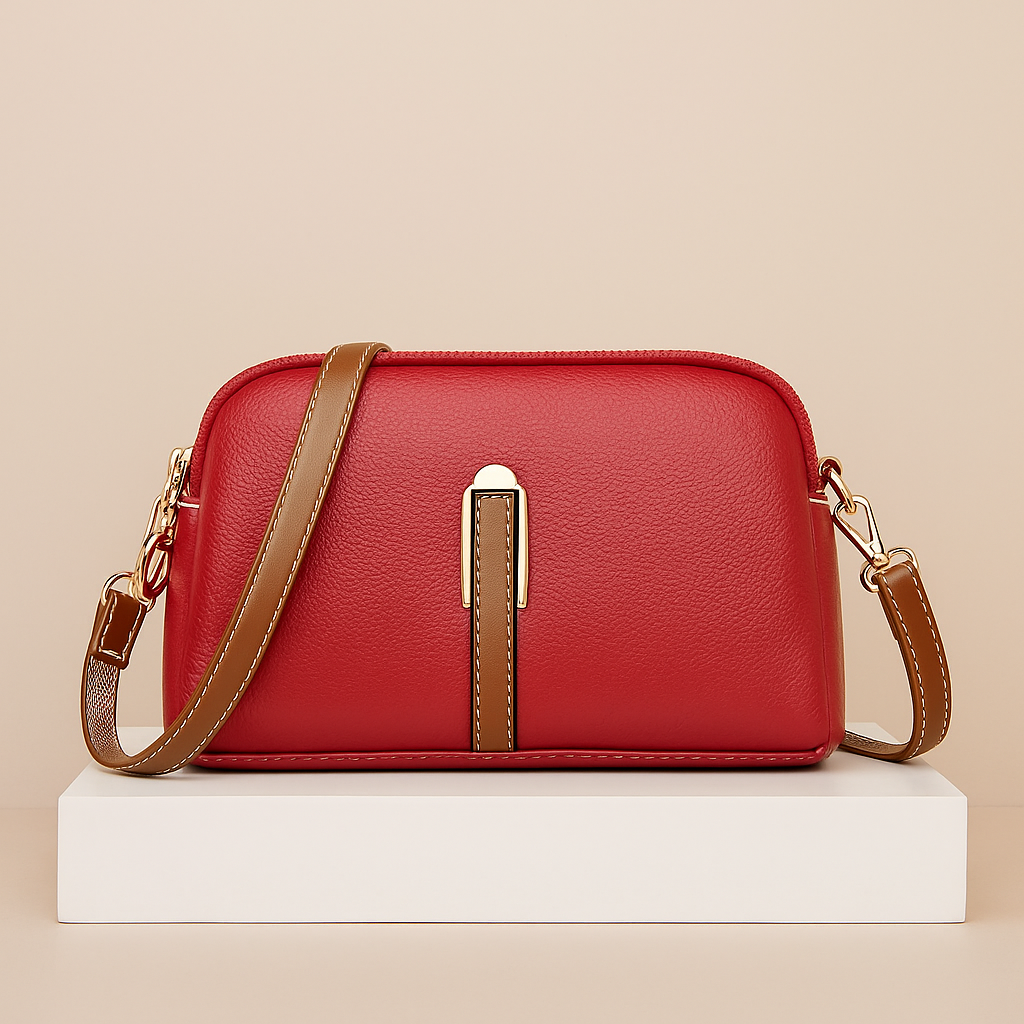 Sac à main femme cuir compact bandoulière Emma