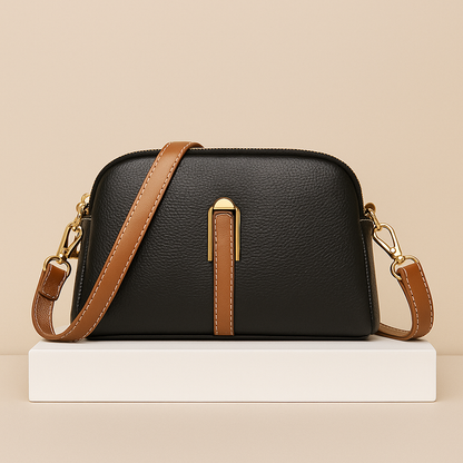 Sac à main femme cuir compact bandoulière Emma