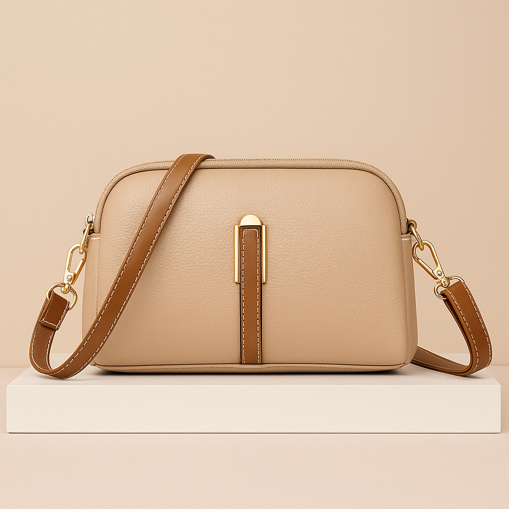 Sac à main femme cuir compact bandoulière Emma