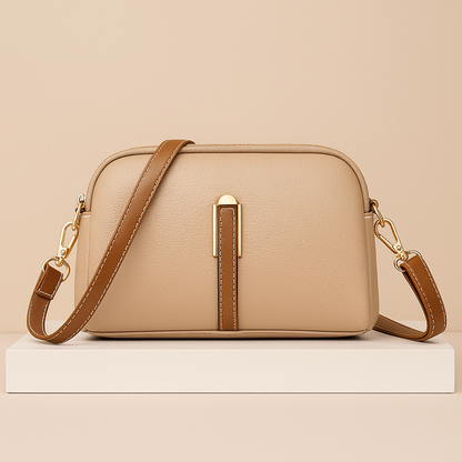 Sac à main femme cuir compact bandoulière Emma