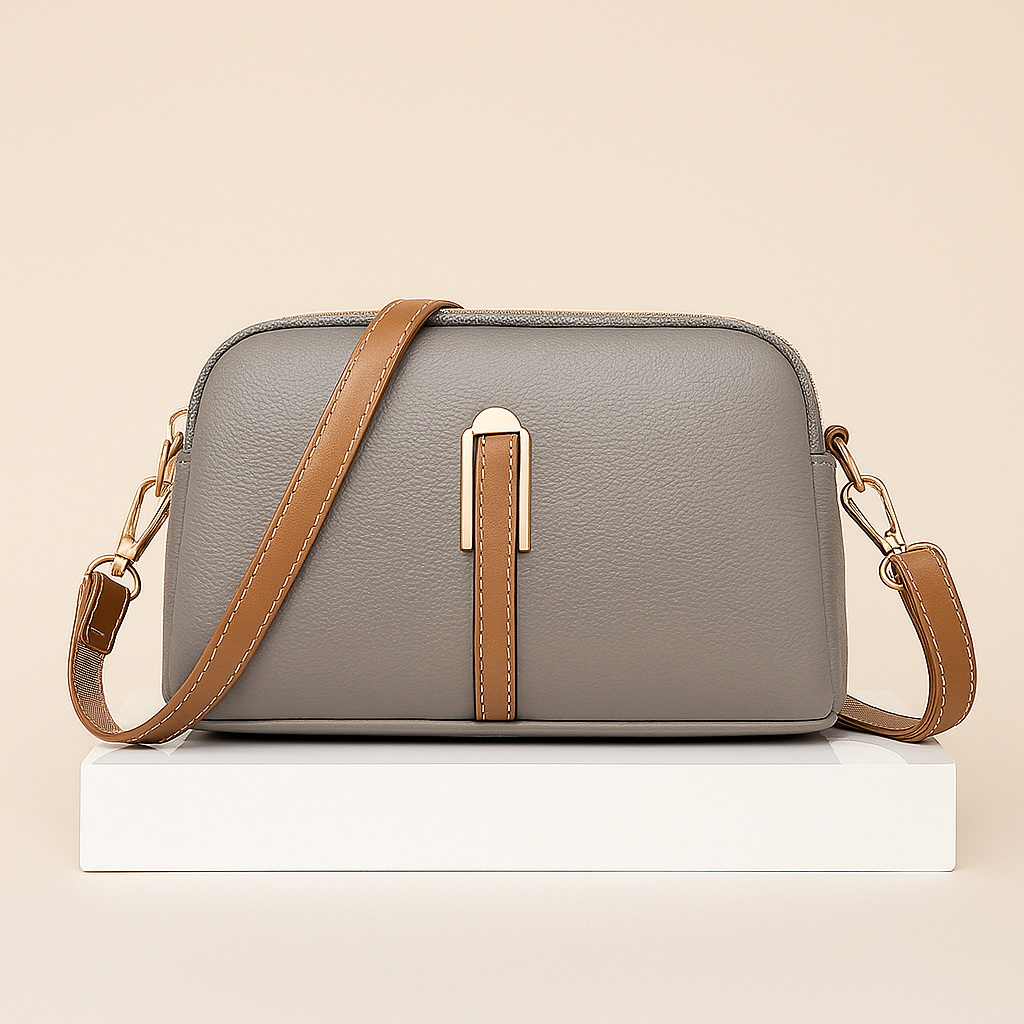Sac à main femme cuir compact bandoulière Emma
