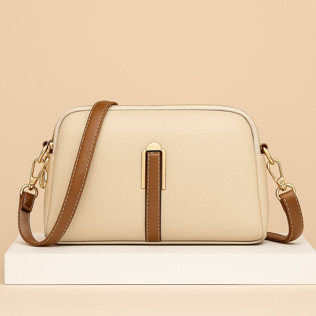 Sac à main femme cuir compact bandoulière Emma