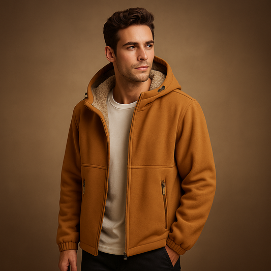 Veste polaire homme doublée sherpa