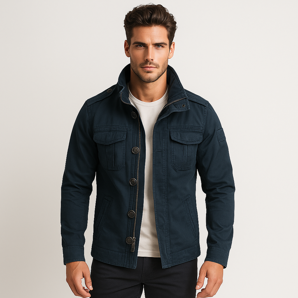 Jethro – Veste militaire vintage à poches multiples