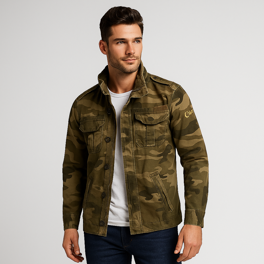 Jethro – Veste militaire vintage à poches multiples
