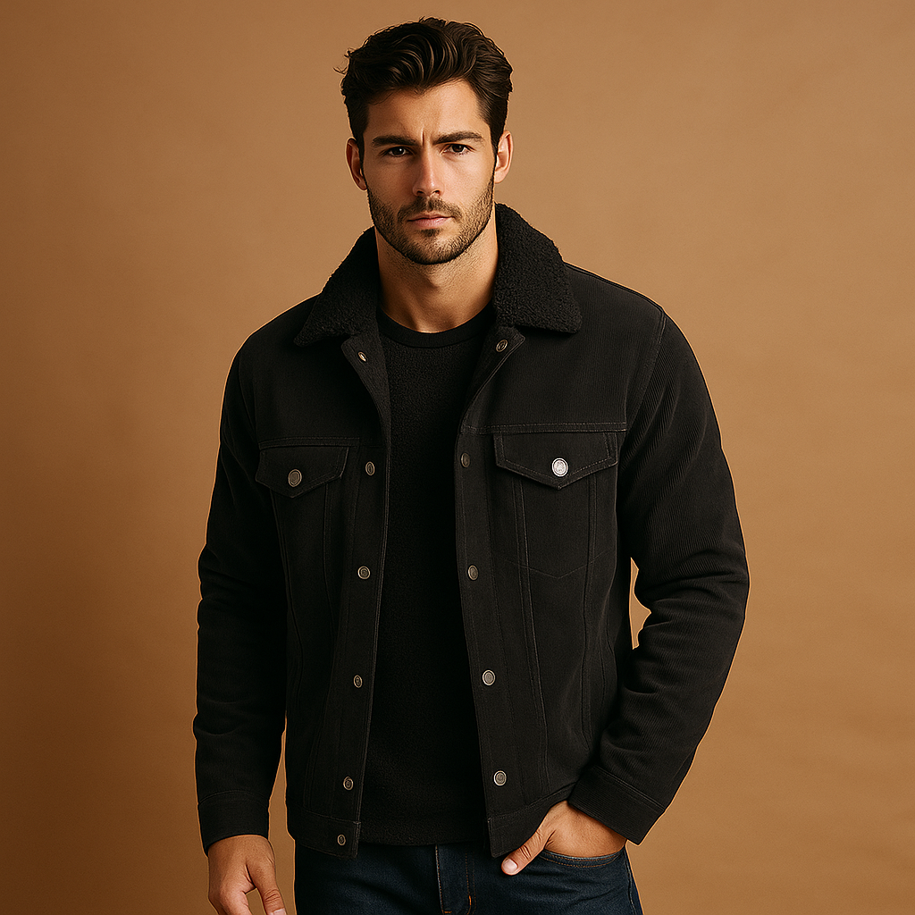 Vibe – Veste en velours côtelé homme
