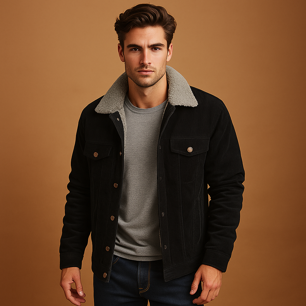 Vibe – Veste en velours côtelé homme