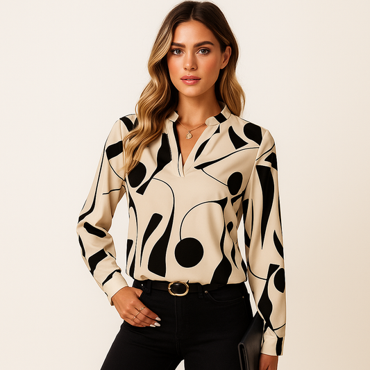 Blouse Élégante Chic Décontractée