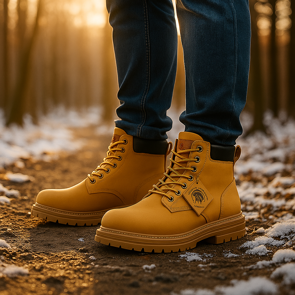 Paul - Bottes à lacets en cuir homme