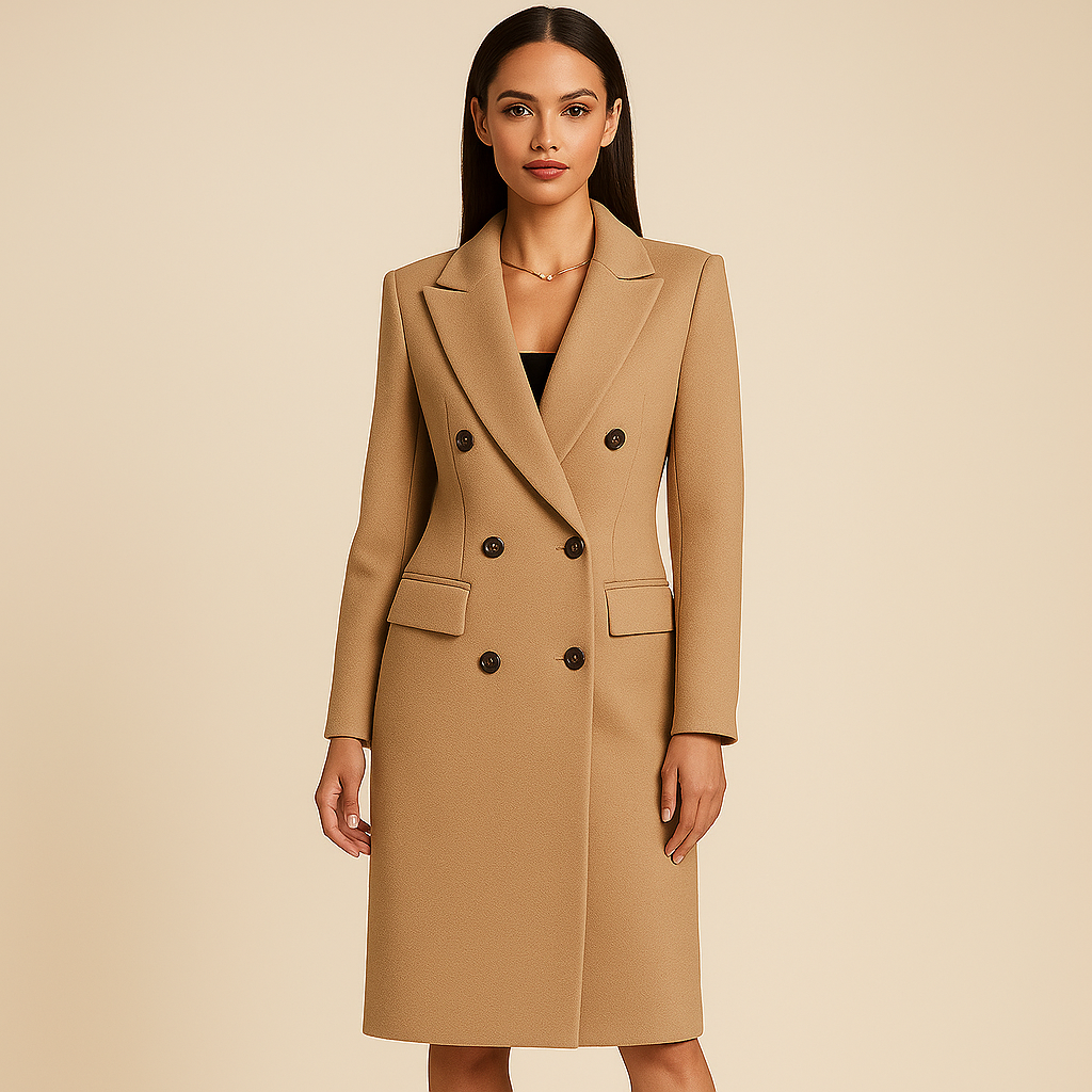 Laura - Manteau long d’hiver femme en laine