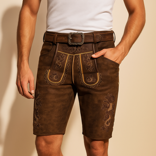 Pantalon en cuir pour hommes - Élégant, Durable & Confortable