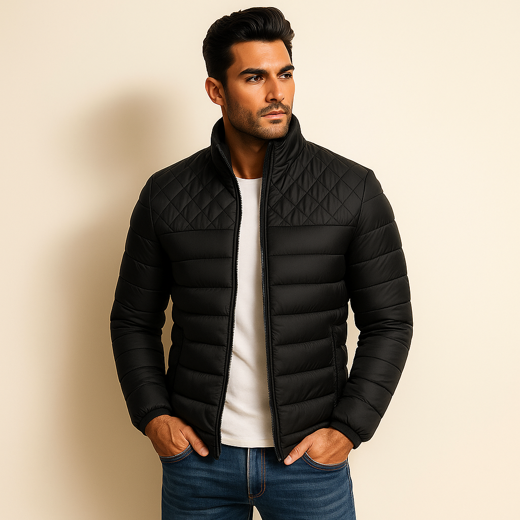 Jonas - Veste d’Hiver Homme Matelassée Élégante