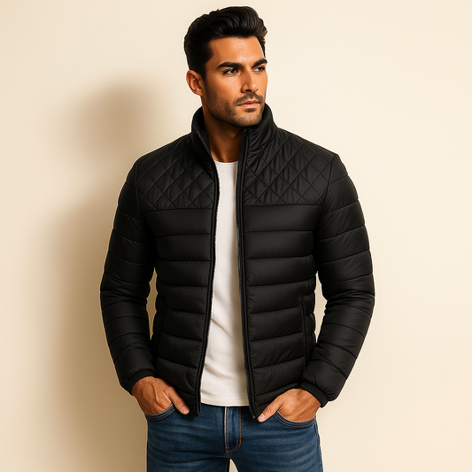 Jonas - Veste d’Hiver Homme Matelassée Élégante