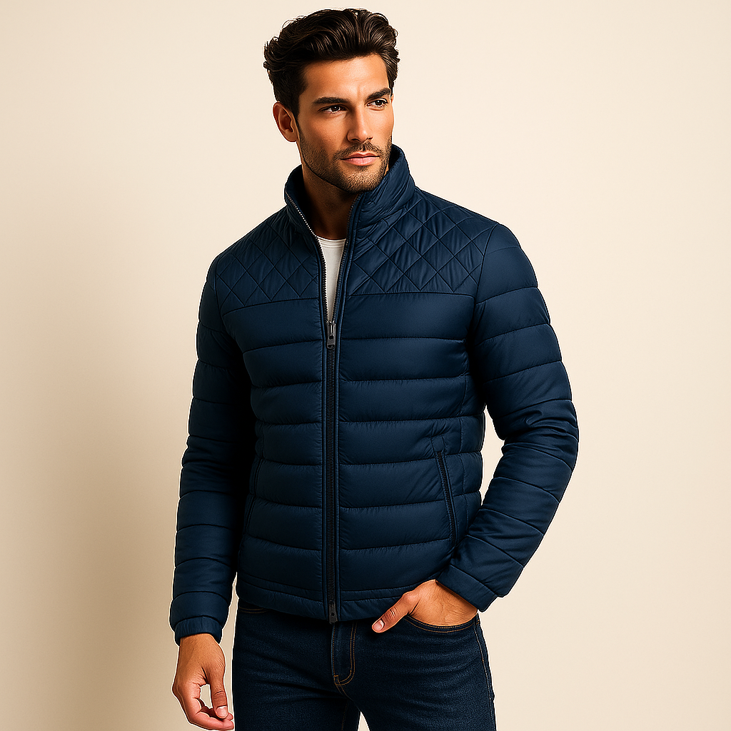 Jonas - Veste d’Hiver Homme Matelassée Élégante