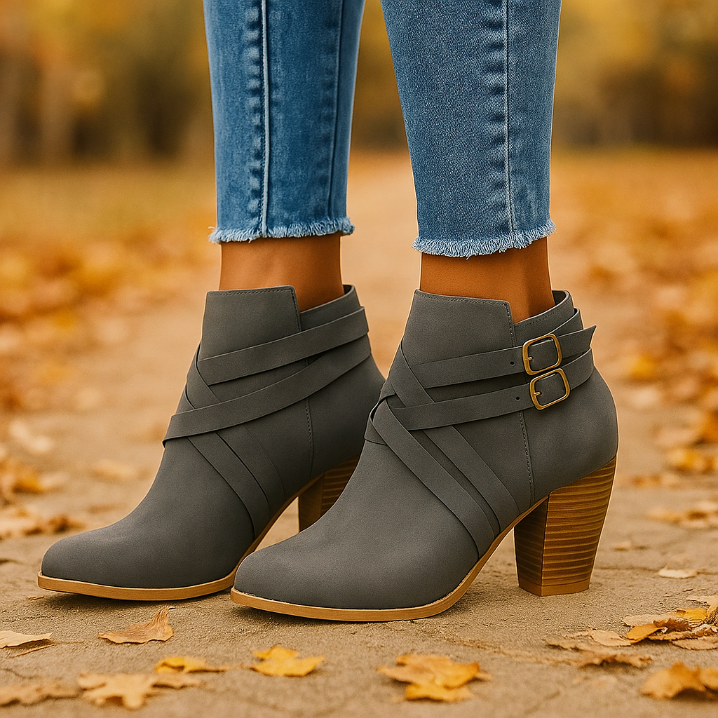 Bottines à Talons Élégantes Femme