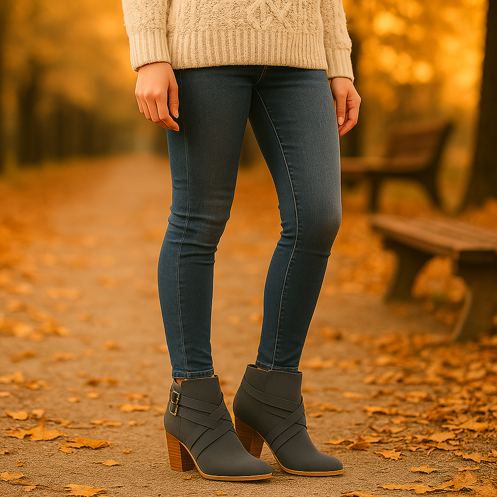 Bottines à Talons Élégantes Femme