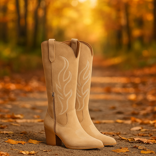 Bottes Cowboy Femme – Style Ouest Élégant