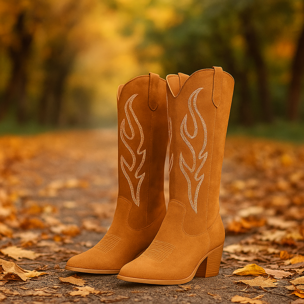 Bottes Cowboy Femme – Style Ouest Élégant