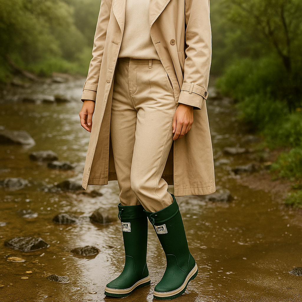 Bottes de pluie imperméables en caoutchouc