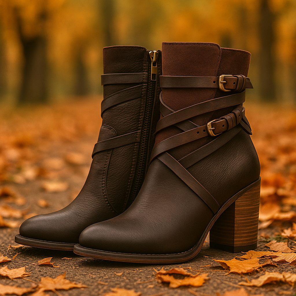 Bottines Femme en Suède Élégantes