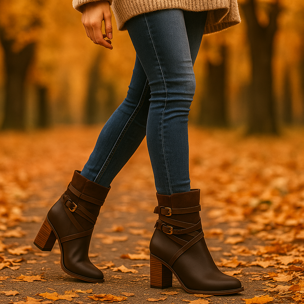 Bottines Femme en Suède Élégantes