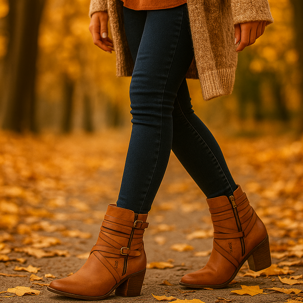 Bottines Femme en Suède Élégantes