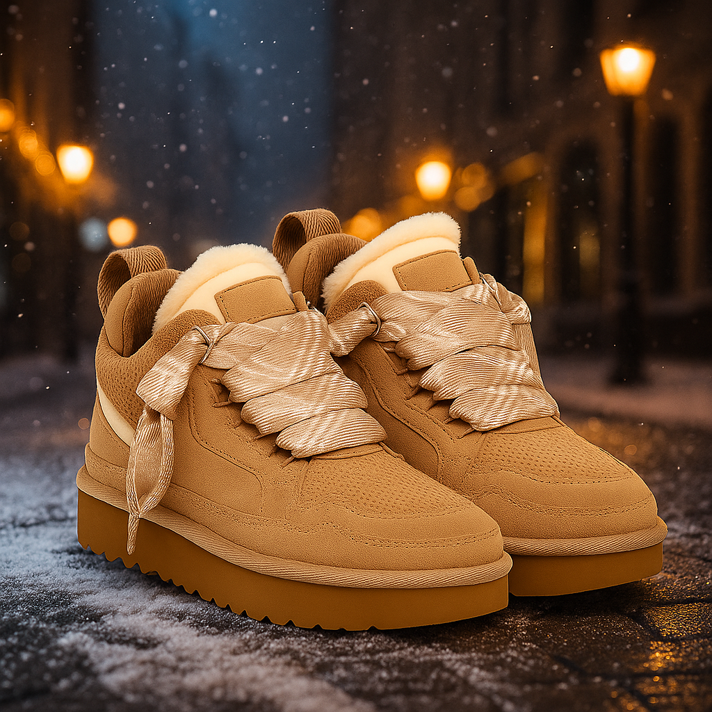 Bottes Hiver Femme Suède Doublure Chaude Antidérapantes