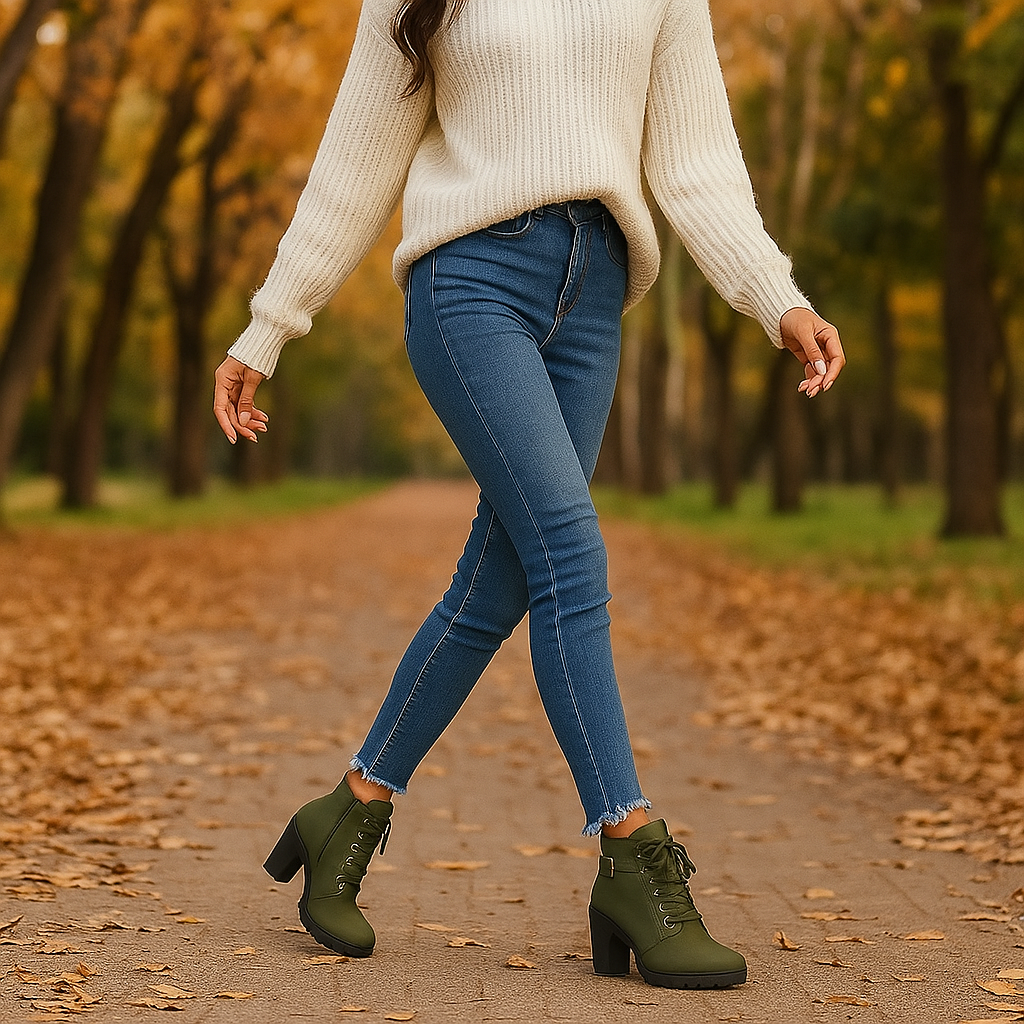 Bottines à Talons Hauts Femme – Style et Confort