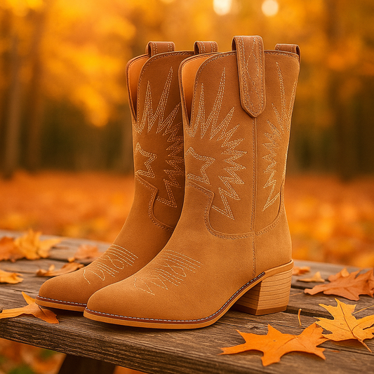 Yna – Bottes Western Brodées Vintage