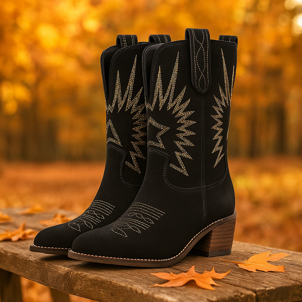 Yna – Bottes Western Brodées Vintage